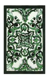 Dolce & Gabbana Terry Cotton Beach Towel In Green