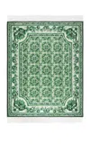 Dolce & Gabbana Jacquard Cashmere Blanket In Green