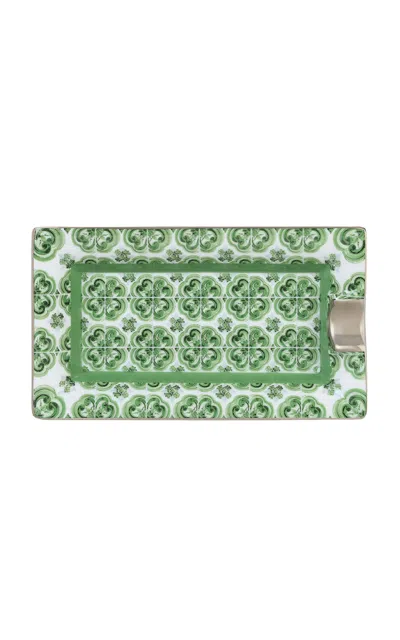 Dolce & Gabbana - Verde Maiolica Rectangular Ashtray - Green