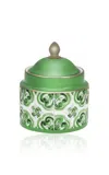 Dolce & Gabbana - Verde Maiolica Sugar Bowl With Cover - Green In Green