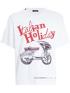 Dolce & Gabbana Cotton T-shirt With Vespa Print In White