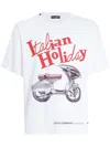 Dolce & Gabbana Cotton T-shirt With Vespa Print In White