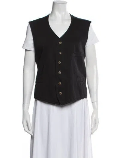 Pre-owned Dolce & Gabbana Vest In Black/blue