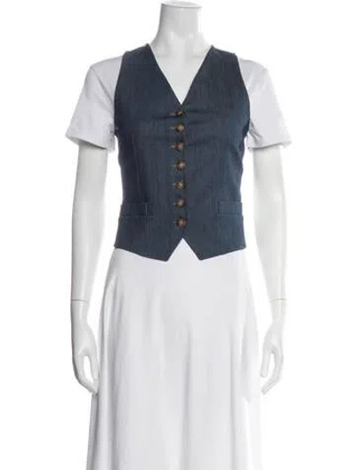 Pre-owned Dolce & Gabbana Vest In Blue