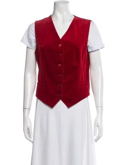 Pre-owned Dolce & Gabbana Vest In Red