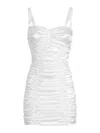 Dolce & Gabbana Knee Length Dress Adjustable Straps In White