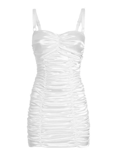DOLCE & GABBANA VESTIDO CORTO - BLANCO