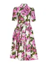 Dolce & Gabbana Vestido Midi - Multicolor In Multicolour