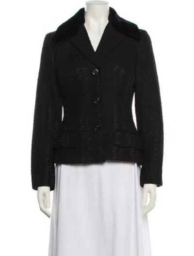 Pre-owned Dolce & Gabbana Vintage 1990's Blazer In Black