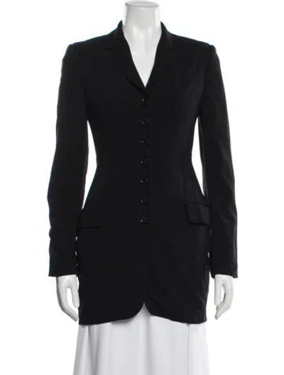 Pre-owned Dolce & Gabbana Vintage 1990's Blazer In Black