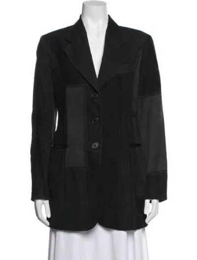 Pre-owned Dolce & Gabbana Vintage 1990's Blazer In Black