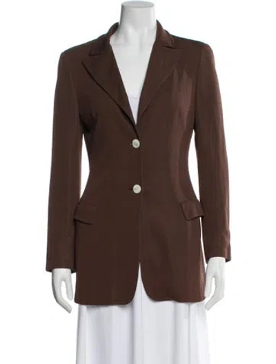 Pre-owned Dolce & Gabbana Vintage 1990's Blazer In Brown