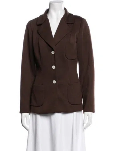 Pre-owned Dolce & Gabbana Vintage 1990's Blazer In Brown