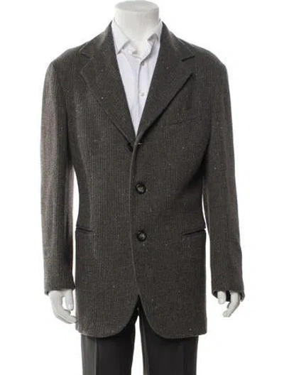 Pre-owned Dolce & Gabbana Vintage 1990's Blazer In Gray