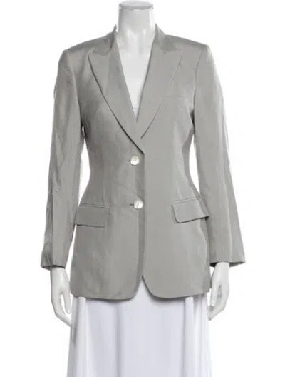 Pre-owned Dolce & Gabbana Vintage 1990's Blazer In Gray