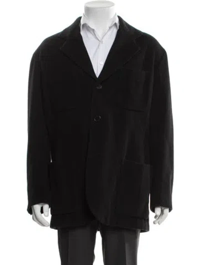 Pre-owned Dolce & Gabbana Vintage 1990's Coat In Black