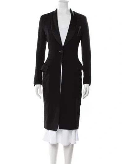 Pre-owned Dolce & Gabbana Vintage 1990's Coat In Black