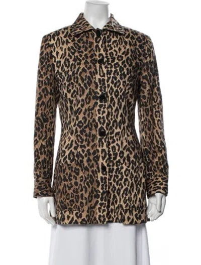 Pre-owned Dolce & Gabbana Vintage 1990's Coat In Brown