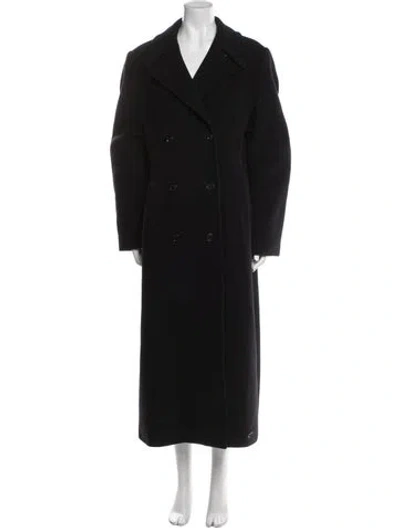 Pre-owned Dolce & Gabbana Vintage 1990's Fur Coat In Black