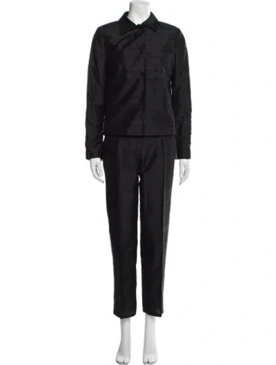 Pre-owned Dolce & Gabbana Vintage 1990's Pant Set In Black