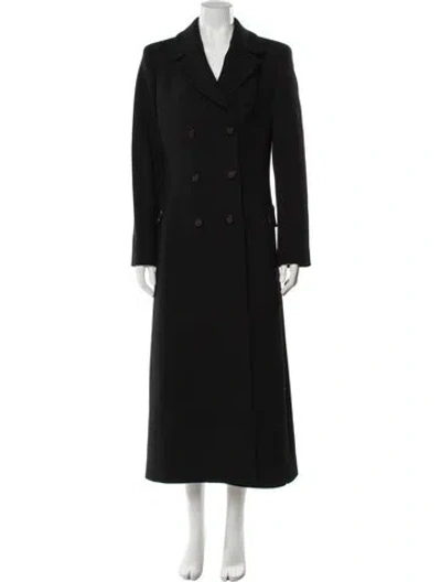 Pre-owned Dolce & Gabbana Vintage 1990's Peacoat In Black