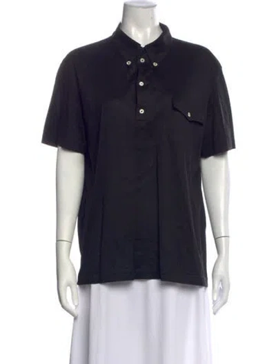 Pre-owned Dolce & Gabbana Vintage 1990's Polo In Black