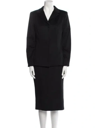 Pre-owned Dolce & Gabbana Vintage 1990's Skirt Suit In Black
