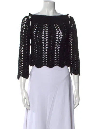 Pre-owned Dolce & Gabbana Vintage 1990's Sweater In Black