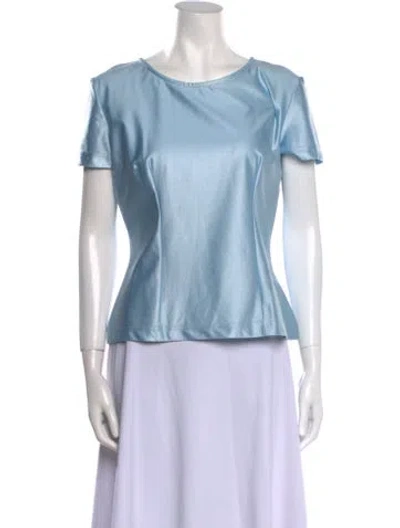 Pre-owned Dolce & Gabbana Vintage 1990 T-shirt In Blue