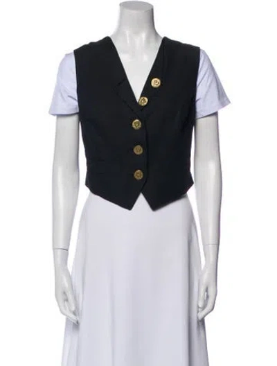 Pre-owned Dolce & Gabbana Vintage 1990's Vest In Black