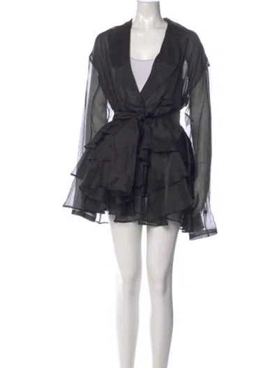 Pre-owned Dolce & Gabbana Vintage 1992 Coat In Black