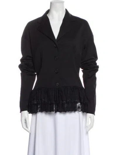 Pre-owned Dolce & Gabbana Vintage 1994 Blazer In Black