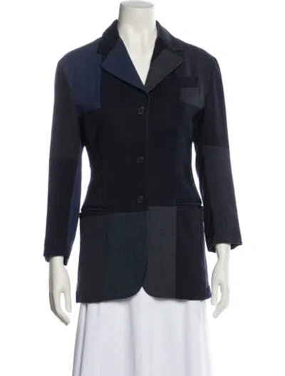 Pre-owned Dolce & Gabbana Vintage 1994 Blazer In Blue
