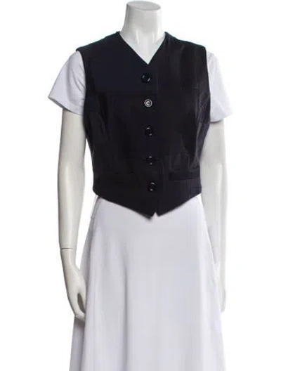 Pre-owned Dolce & Gabbana Vintage 1994 Vest In Blue