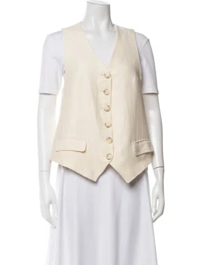 Pre-owned Dolce & Gabbana Vintage 1994 Vest In Neutrals