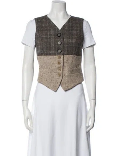 Pre-owned Dolce & Gabbana Vintage 1994 Vest In White