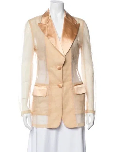Pre-owned Dolce & Gabbana Vintage 1995 Blazer In Neutral