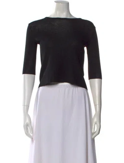 Pre-owned Dolce & Gabbana Vintage 1998 Top In Black