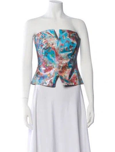 Pre-owned Dolce & Gabbana Vintage 1999 Top In Blue