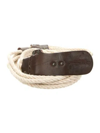 Pre-owned Dolce & Gabbana Vintage 2000's Belt In Neutrals