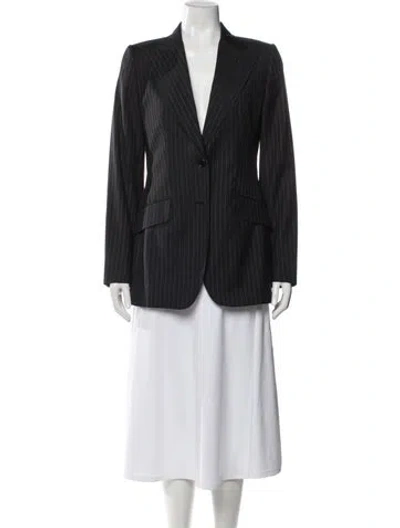 Pre-owned Dolce & Gabbana Vintage 2000 Blazer In Black