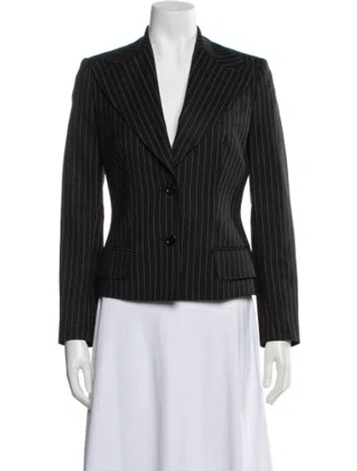 Pre-owned Dolce & Gabbana Vintage 2000's Blazer In Black