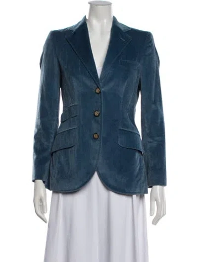 Pre-owned Dolce & Gabbana Vintage 2000's Blazer In Blue