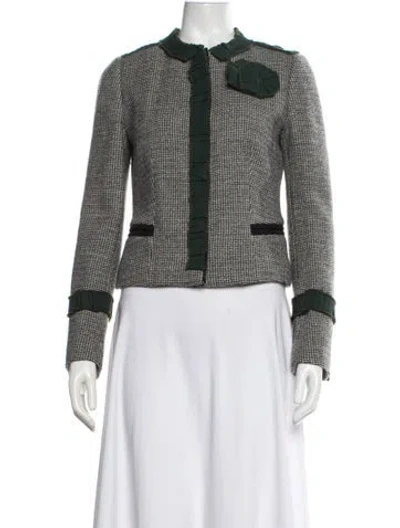 Pre-owned Dolce & Gabbana Vintage 2000's Blazer In Grey