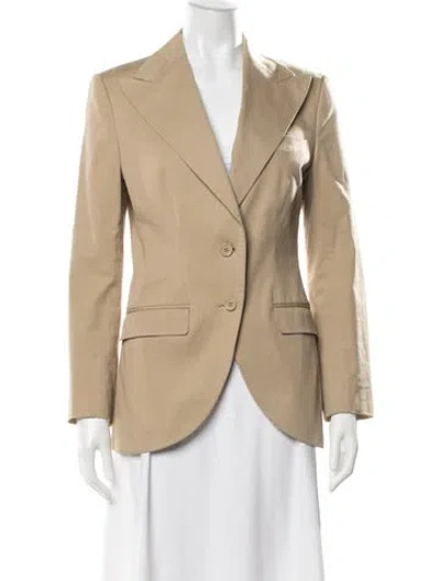 Pre-owned Dolce & Gabbana Vintage 2000's Blazer In Neutral