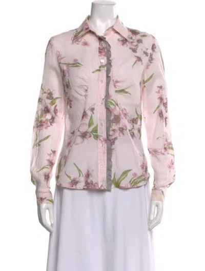 Pre-owned Dolce & Gabbana Vintage 2000's Blouse In Pink