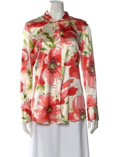 Pre-owned Dolce & Gabbana Vintage 2000's Blouse In Pink