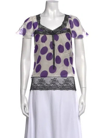 Pre-owned Dolce & Gabbana Vintage 2000's Blouse In White