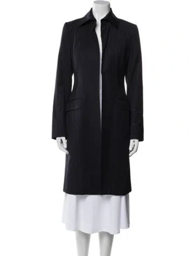 Pre-owned Dolce & Gabbana Vintage 2000's Coat In Blue