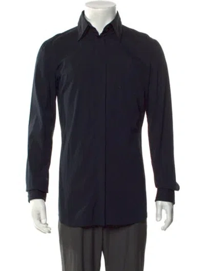 Pre-owned Dolce & Gabbana Vintage 2000's Dress Shirt In Black